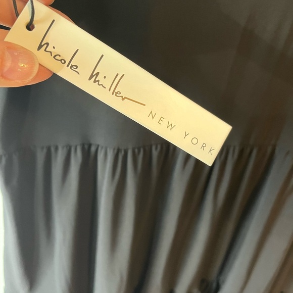 NWT Nicole Miller Casual Black Dress - Picture 5 of 9